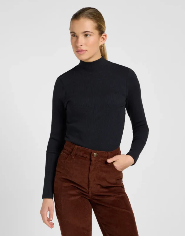 חולצה ארוכה MOCK NECK