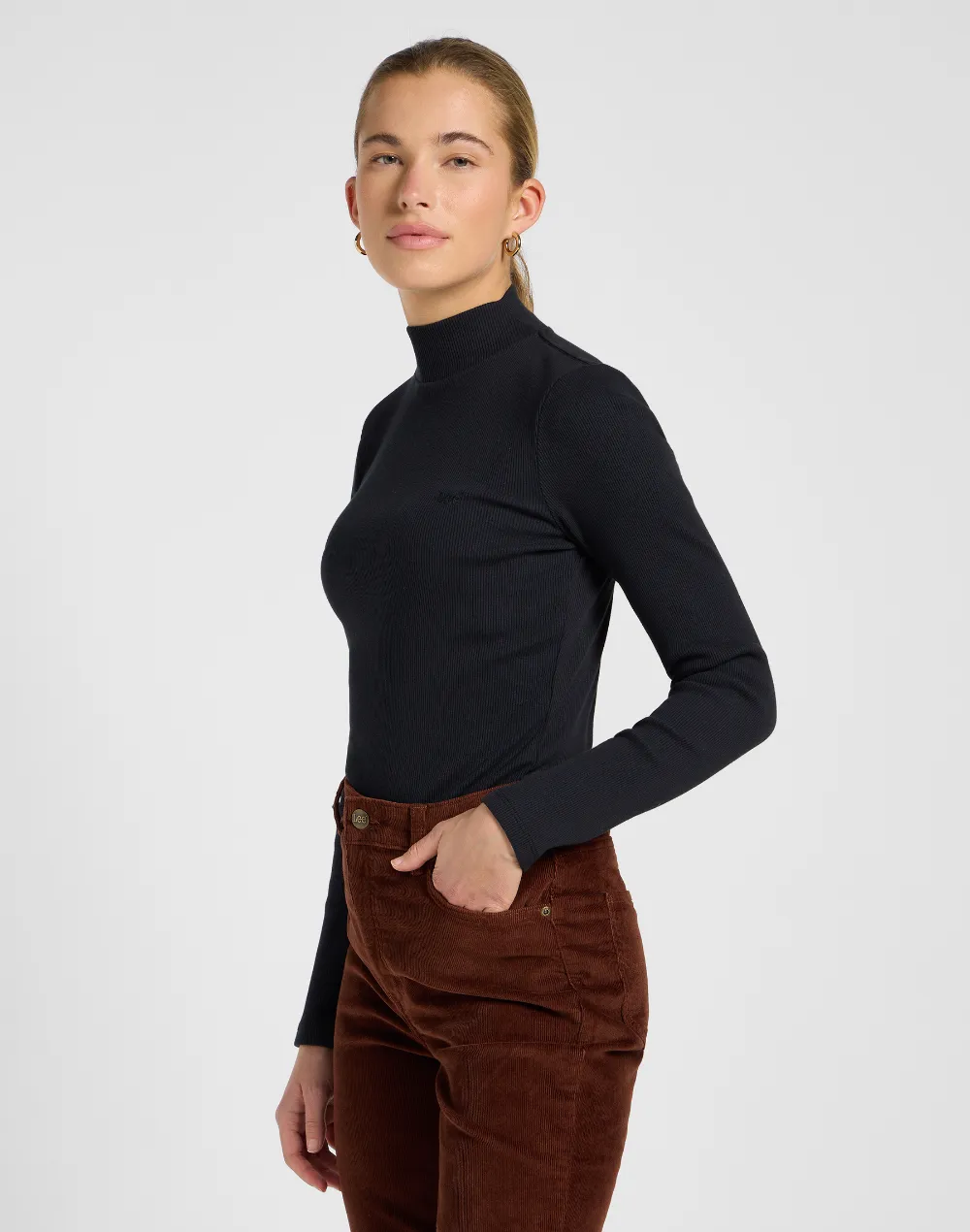 חולצה ארוכה MOCK NECK – תמונה 4