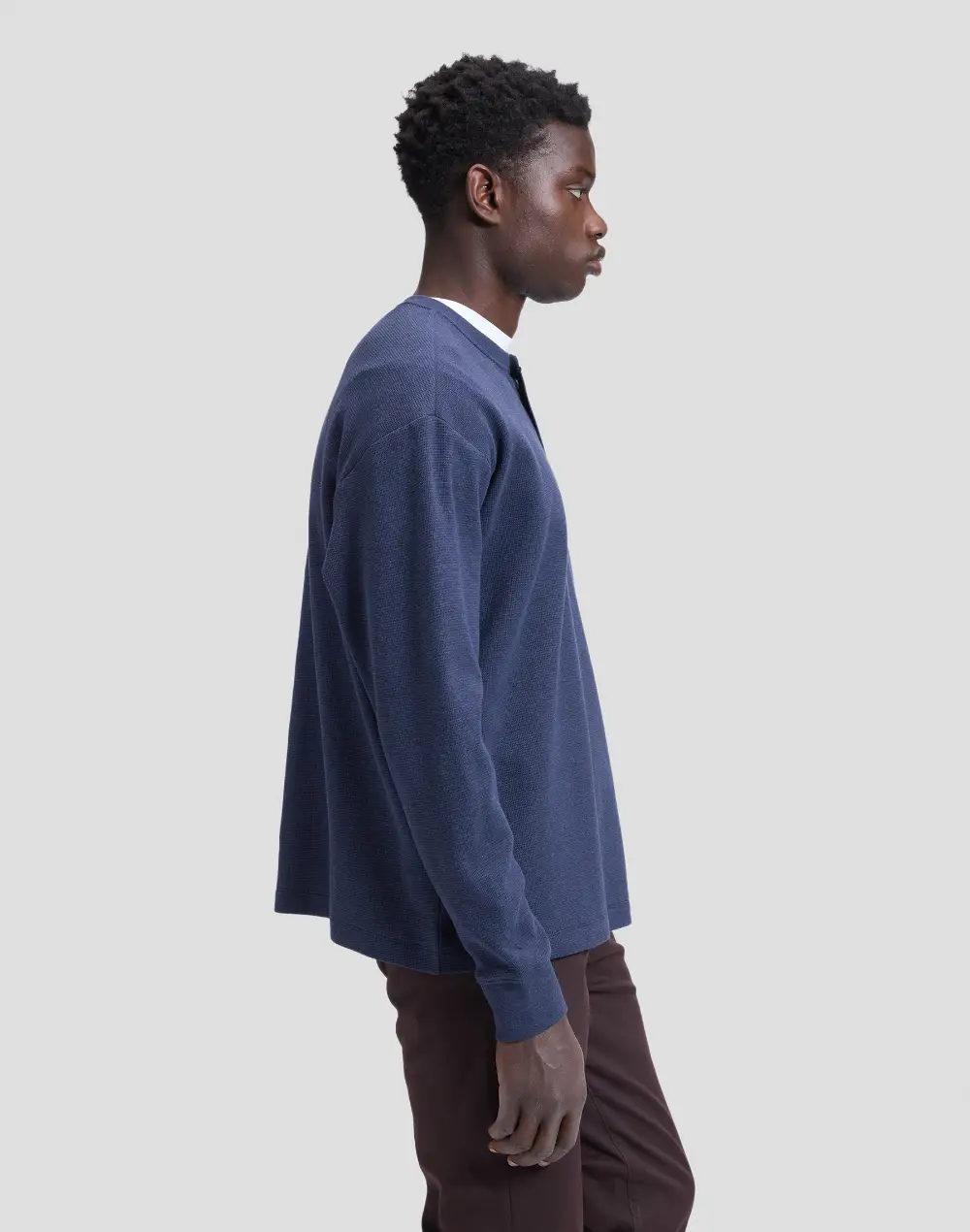 חולצת Henley ארוכה – תמונה 4