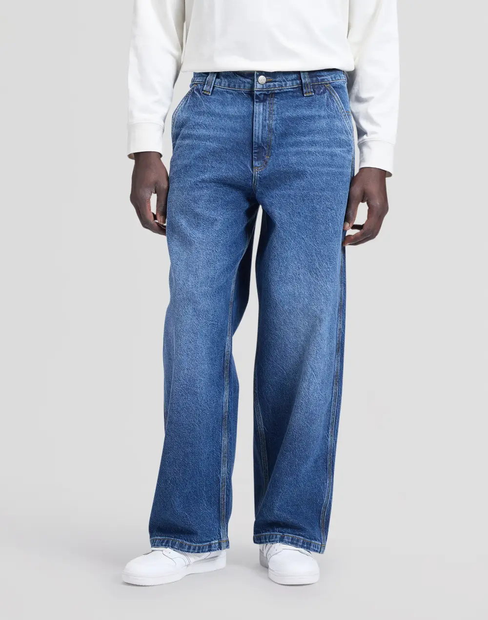 מכנסי Workwear Carpenter בגזרת Baggy – תמונה 2