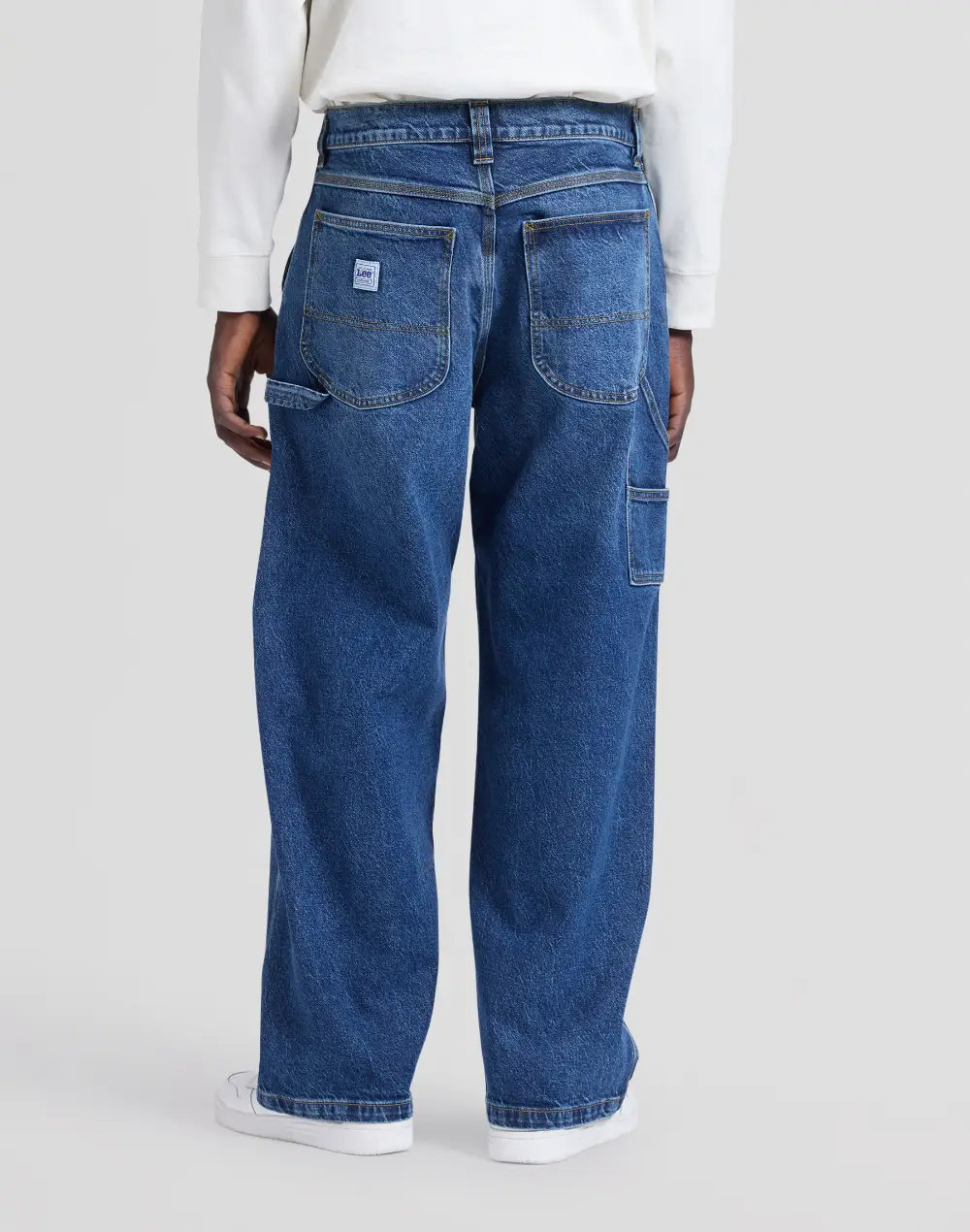 מכנסי Workwear Carpenter בגזרת Baggy – תמונה 3