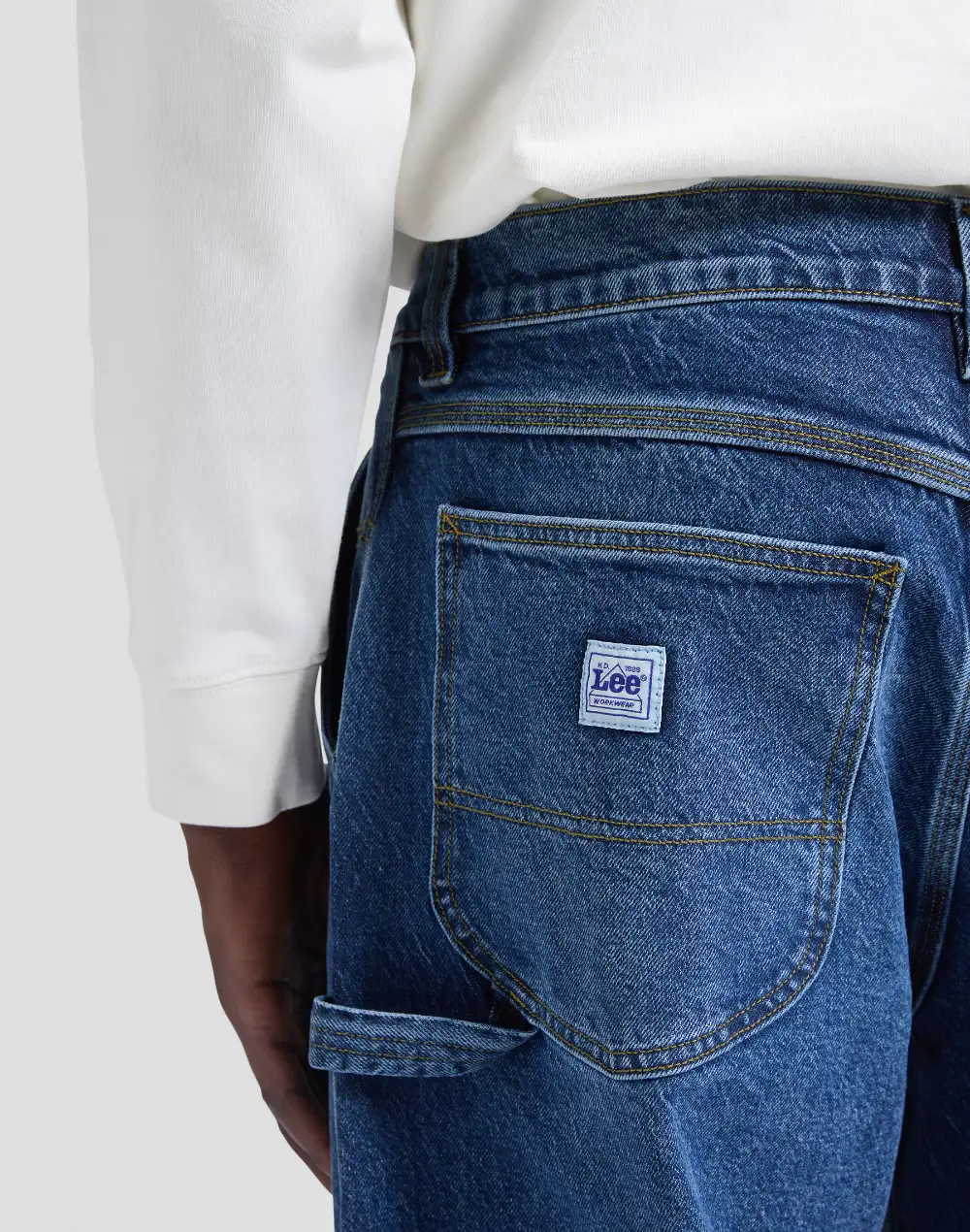מכנסי Workwear Carpenter בגזרת Baggy – תמונה 5