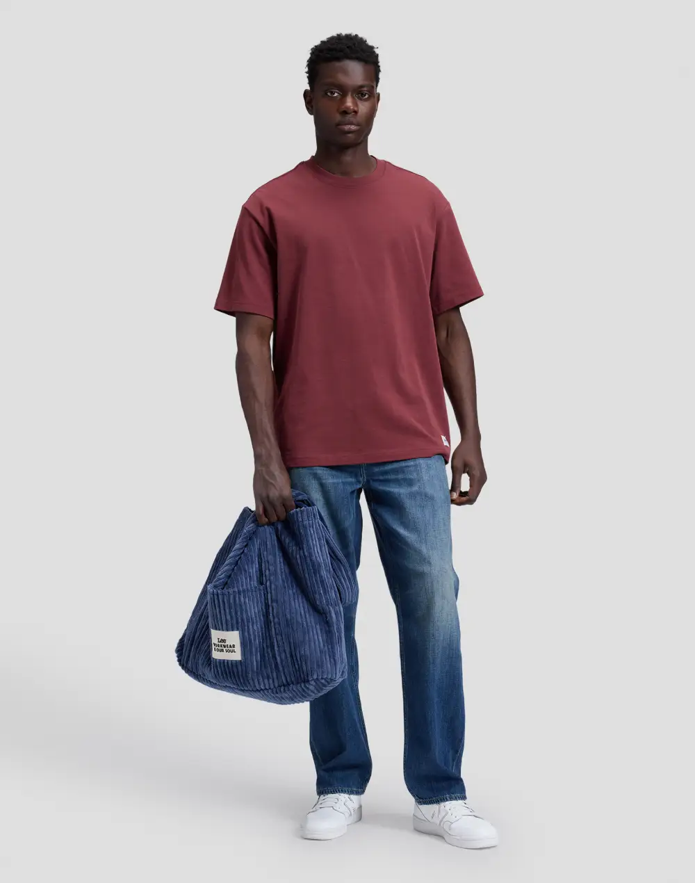 טי שירט Workwear Heavy בגזרת Boxy – תמונה 3