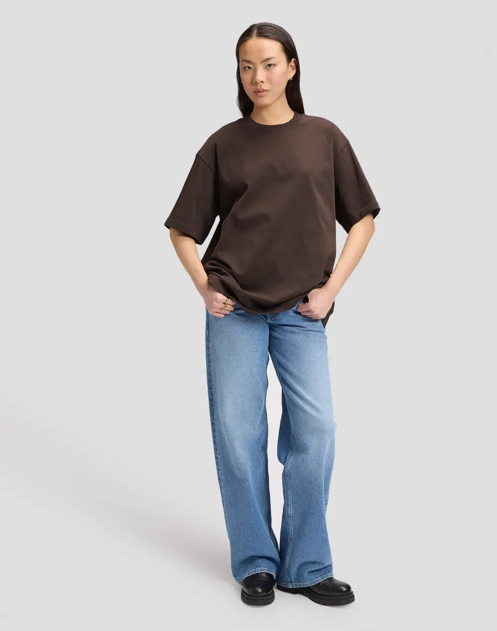טי שירט Workwear Heavy בגזרת Boxy – תמונה 3