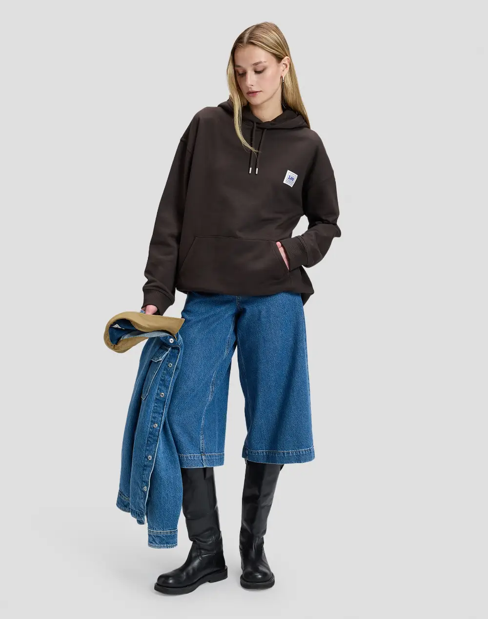 סווטשירט קפוצ׳ון Lee Workwear – תמונה 7