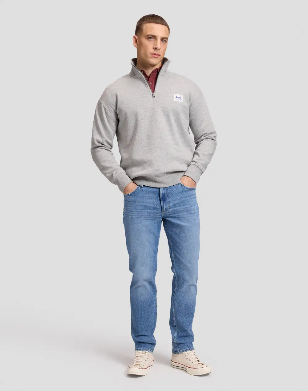 סווטשירט Workwear Half Zip – תמונה 2