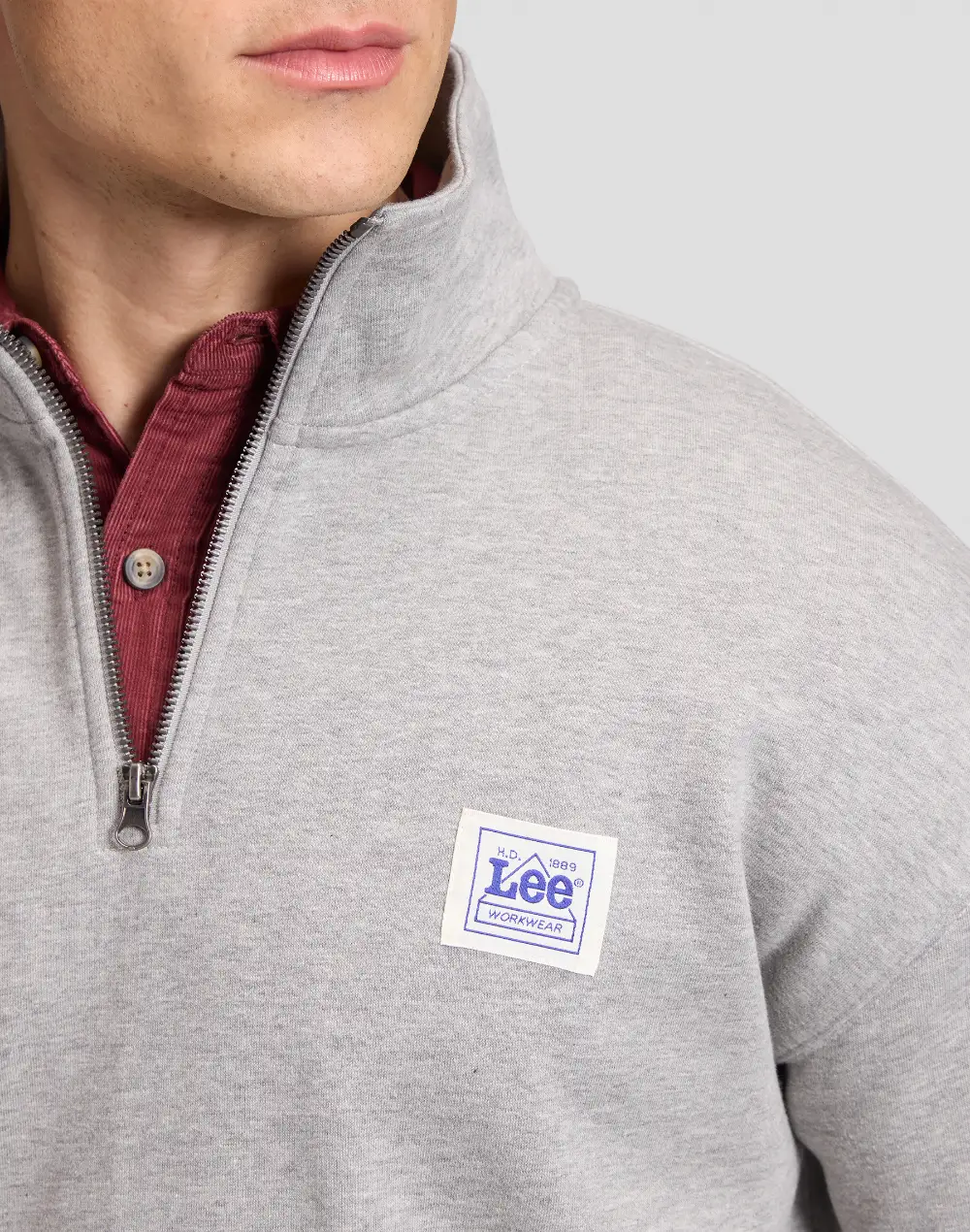 סווטשירט Workwear Half Zip – תמונה 5