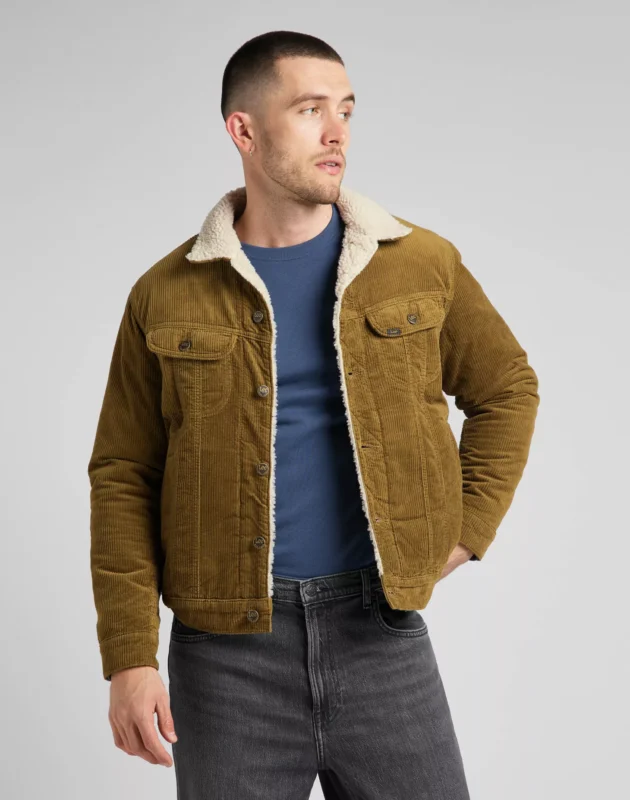 ג’קט קורדרוי עם בטנת Sherpa