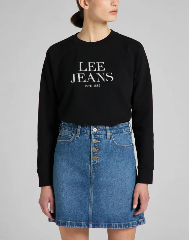 סווטשירט צווארון עגול LEE JEANS