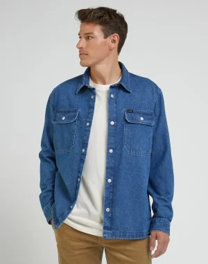 חולצת ג’ינס בסגנון WORKWEAR