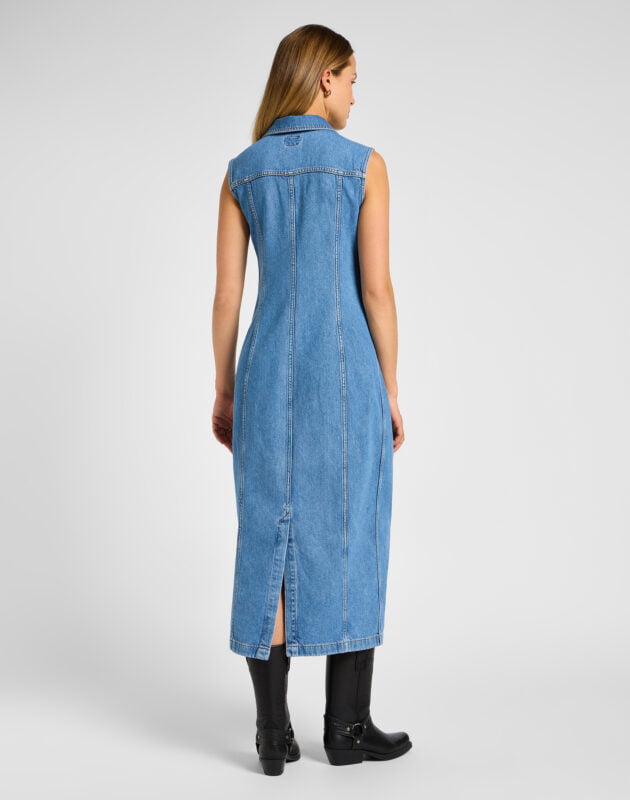 שמלת ג'ינס ארוכה