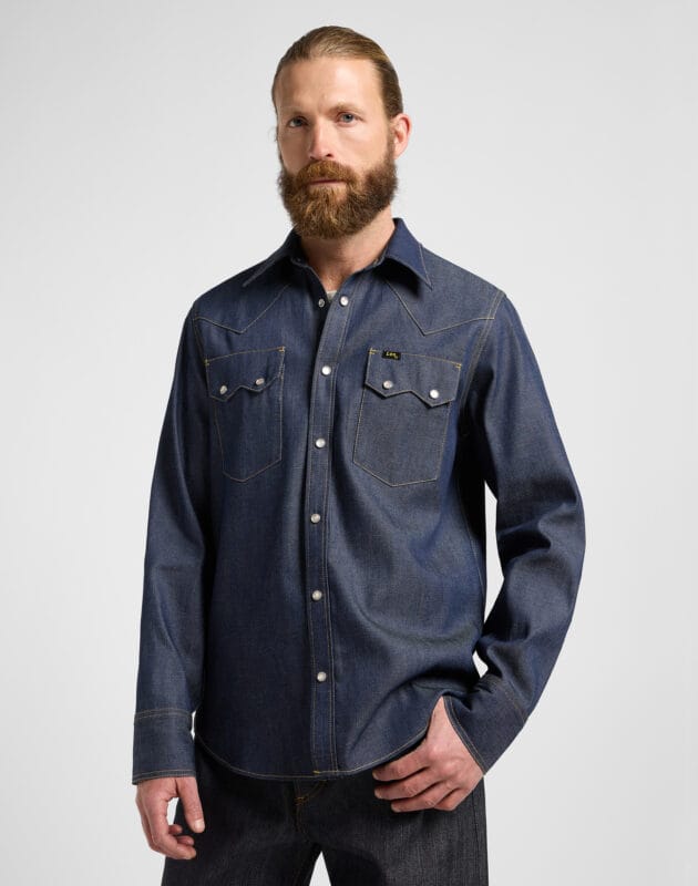 חולצת ג'ינס מכופתרת 101