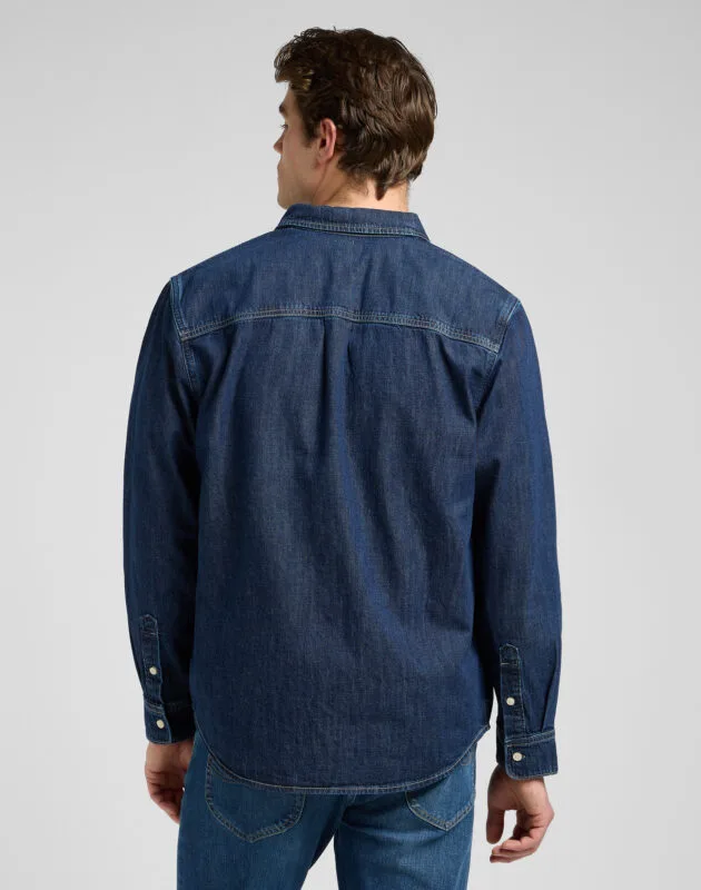 חולצת Workwear מכופתרת ארוכה