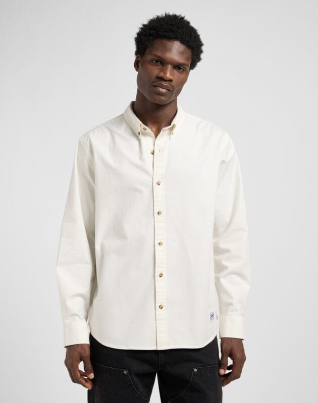 חולצת Workwear מכופתרת ארוכה