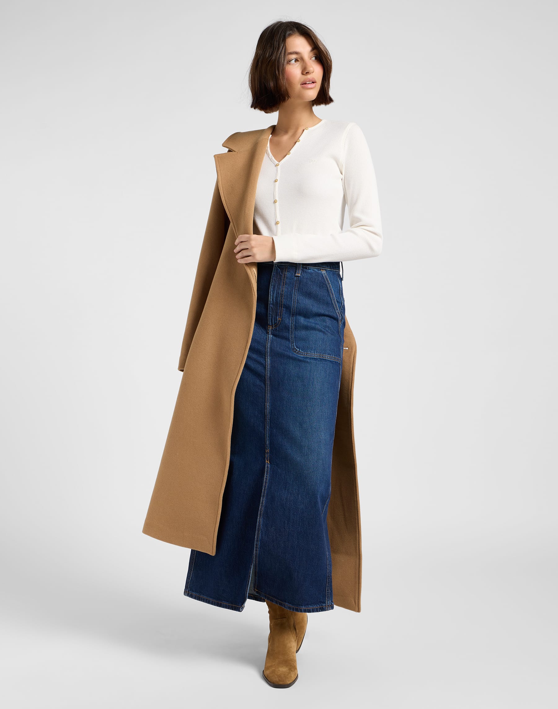 חצאית Workwear Maxi – תמונה 3