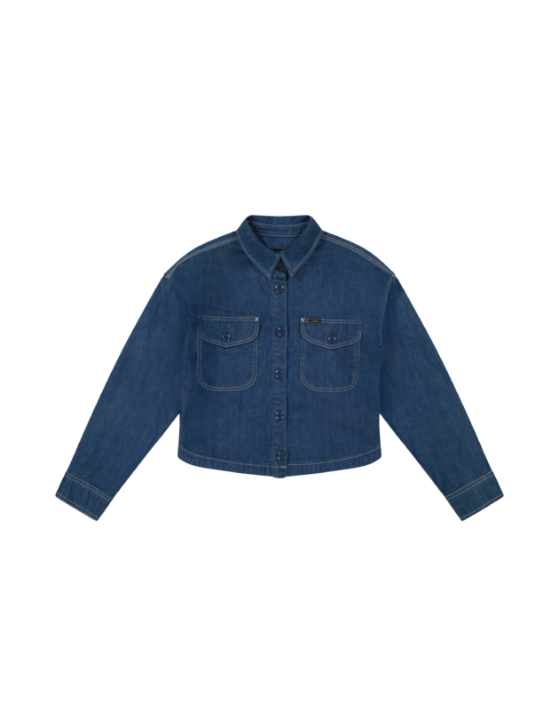 חולצת ג'ינס מכופתרת