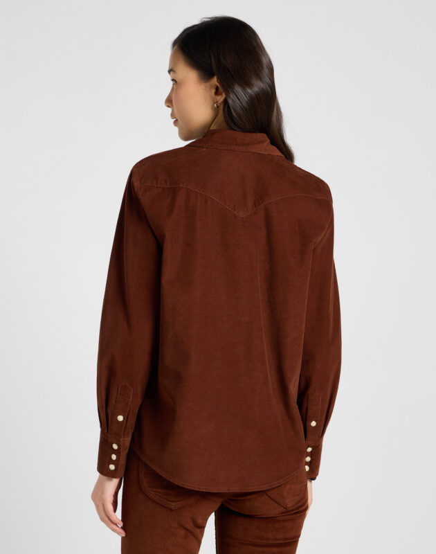 חולצת ג'ינס מכופתרת בגזרת רגולר