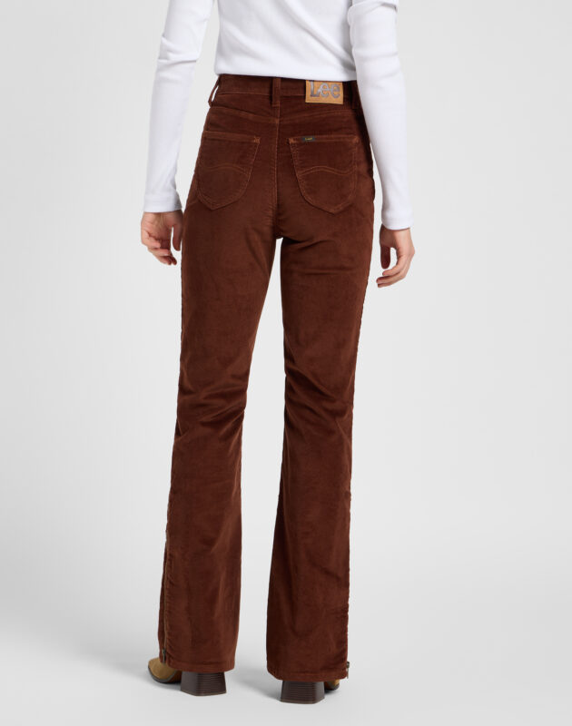 מכנסי Zipped Bootcut