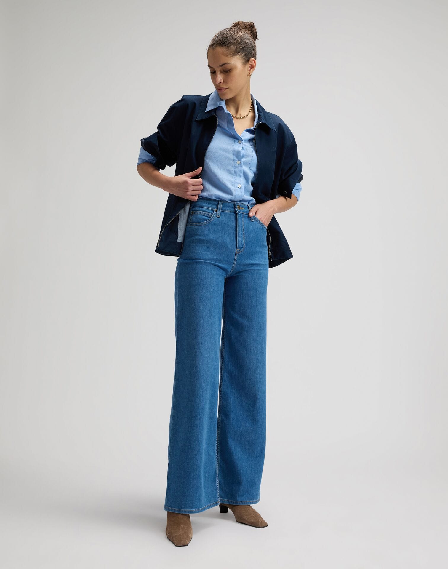 ג'ינס STELLA בגזרת WIDE LEG – תמונה 3