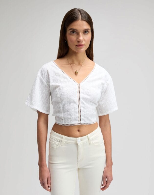 TIED BACK BLOUSE