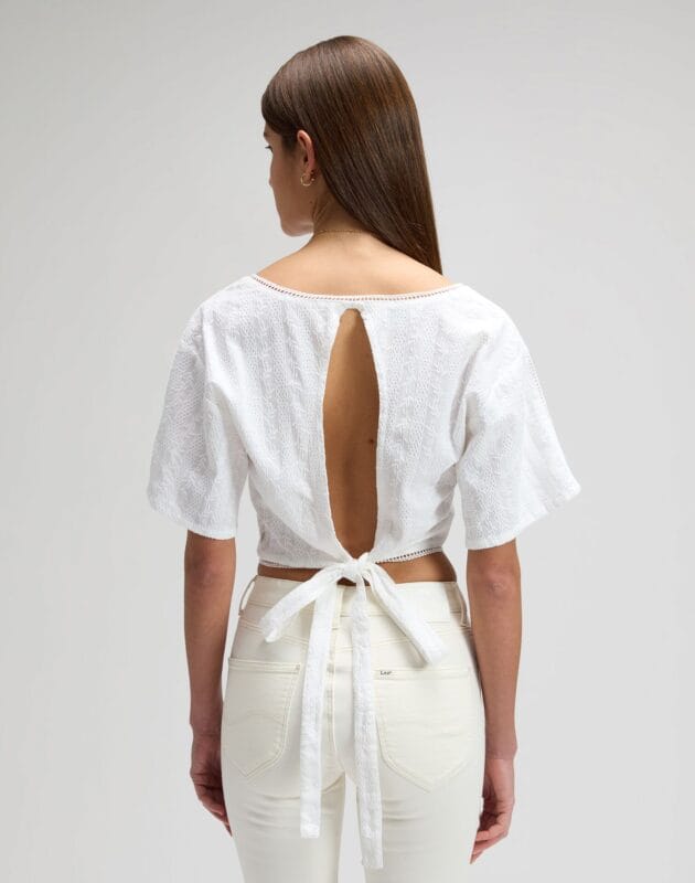 TIED BACK BLOUSE